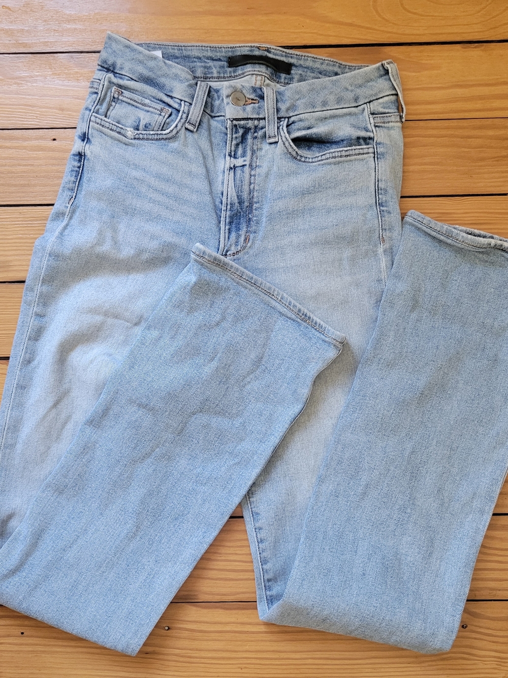 Joe's jeans 26 hi (rise) honey curvy boot cut light wash denim